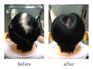 お店で調合するカラー剤